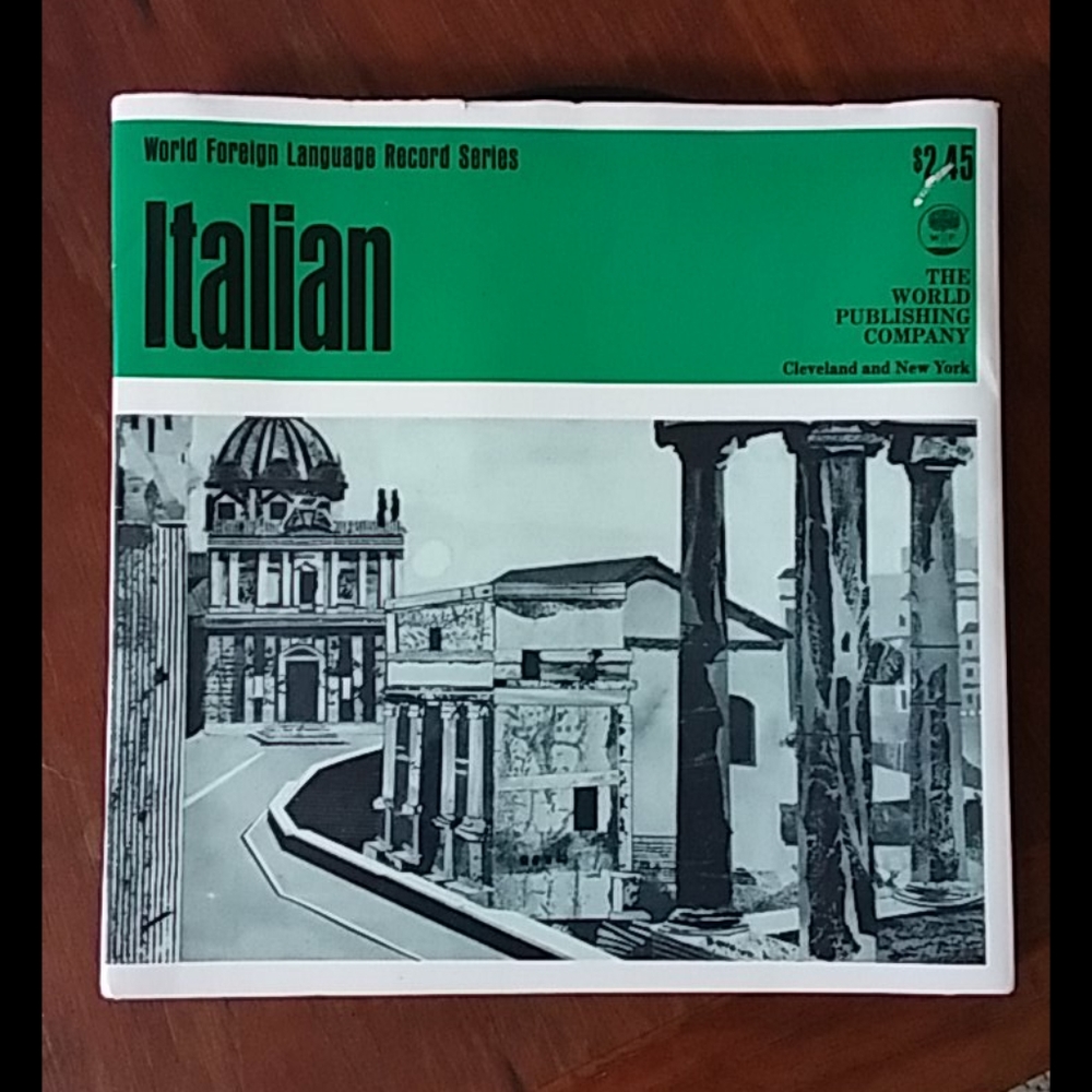 Vintage 1965 Italian Language Record Series
